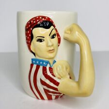 Irma Starr Rosie the Riveter Coffee Tea Mug 187/1000 Cream 20 fl oz picture