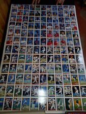 1991 TOPPS Baseball Uncut Sheet Cards 43x28 - 40th Ann. Two Sided Sheet #7 picture