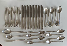 FLOWER TIME Oneida Rogers Vintage Flatware 30 Piece Silverplated 1963 Overlaid picture