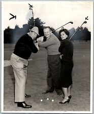 1960 LEFTY O'DOUL BOB CARDINAL HENRY SCHOENFELD GOLF FUND PROMO PRESS PHOTO S1G1 picture