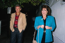 Richard Cohen Jackie Collins at Spago West Hollywood California US- Old Photo picture