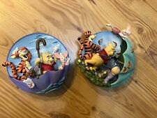 Disney Winnie The Poo Collector Plates Lot Of 2-plates picture