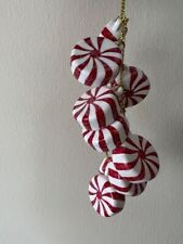 Peppermint Cluster Ornament Christmas tree wreath decorations Hanging XMAS Decor picture