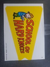 Rare 1967 Topps Comic Pennants - #8 School Of Hard Knocks Sticker picture