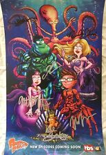 American Dad cast signed 2018 SDCC poster Curtis Armstrong Wendy Schaal Baker +5 picture