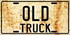 OLD Antique, Work or Old Truck - Weathered License plate  picture