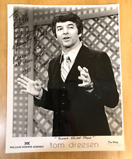 RARE Actor and Stand-up Comedian Tom Dressen Autographed Signed Publicity Photo picture
