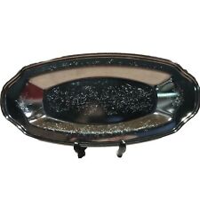 Irvinware Oval Tin Serving(bread, relish, etc) Dish/tray-Vtg 1975 picture