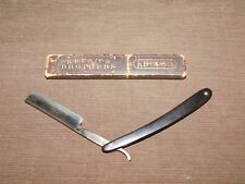 VINTAGE BARBER KRUSIUS BROTHERS GERMANY EDWARDS & WALKER STRAIGHT RAZOR IN BOX picture