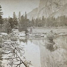 Antique 1860s El Capitan Yosemite California Stereoview Photo Card V3404 picture