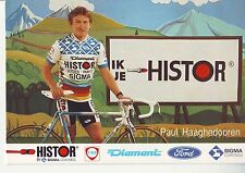 CYCLING cycling card ANDRE MEUWISSEN team HISTOR SIGMA 1989 picture