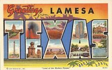 LARGE LETTER - Lamesa, TX - 1939 - West Texas - 