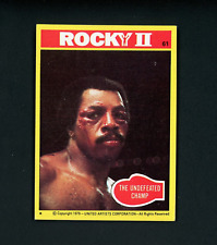 The Undefeated Champ 1979 Topps Rocky II #61 NM-MT picture