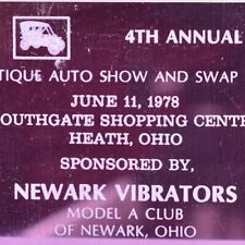 1978 Antique Car Show Southgate Center Newark Vibrators Model A Club Heath Ohio picture