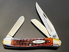 Case XX USA 65-69 1st Model TESTED XX STAINLESS 6318SS Red Bone 3-1/2” Knife NM picture