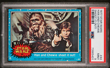 1977 STAR WARS #44 HAN AND CHEWIE SHOOT IT OUT MINT PSA 9 picture