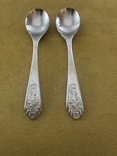 (2) 1982 KELLOGGS TONY TIGER  STAINLESS CEREAL SPOONS picture