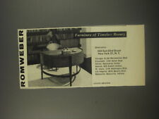 1956 Romweber Legato Original Furniture Ad picture
