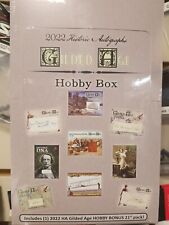 2022 HISTORIC AUTOGRAPHS GILDED AGE HOBBY BOX 20 Packs 200 Cards Factory Sealed  picture