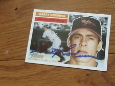 Marty Cordova Autographed Hand Signed Card Baltimore Orioles Topps picture