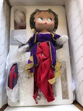 Danbury Mint Betty Boop Porcelain Doll Long Live Betty, Red Hat Society Royalty picture