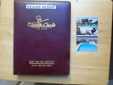  VEGAS HOWIE Desert Rose Motel Photo Postcard Monte Carlo Guest Book Nevada Chip picture
