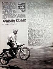 1973 Yamaha LT3 MX Motocross - 3-Page Vintage Motorcycle Road Test Article picture