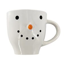 Royal Norfolk Adorable Festive Holiday Snowman Olaf Stoneware Mug Coffee Tea picture