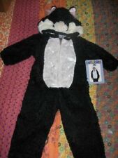 Halloween Costume - BLACK CAT - BODY SUIT - fits TULA Himstedt Doll - Toddler SZ picture