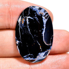 26.00 Cts. Natural Chatoyant Pietersite 30X20X5 MM Oval Cabochon Loose Gemstone picture