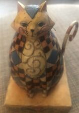 2003 Jim Shore Abigail Cat Figurine #114419 Heartwood Creek Collection By Enesco picture