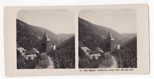 Antique 1903 Bacharach, Steger Thor Und Das Thal Germany Stereo Card P337 picture