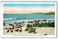 1934 Portion of Good Harbor Beach Brier Neck Gloucester MA Vintage Postcard picture