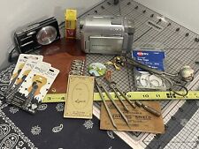 Vintage Estate Sony Junk Drawer Job Lot Parts or Repair Salvage Compass Route 66 picture
