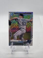 2021 Bowman Chrome Max Meyer Mojo Refractor Miami Marlins BCP201 picture