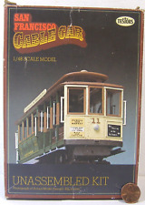 Testors 1/48 Scale Model San Francisco Cable Car #517 Unassembled   BLP picture