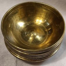 Nice Tibet Set 1800s Old Buddhist Copper Seven Offering Water Bowl Good Material picture