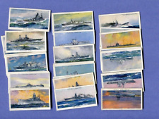1939 JOHN PLAYER & SONS MODERN NAVEL CRAFT 50 CIGARETTE CARD SET WW 2 picture
