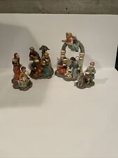 2002 Avon 4-Piece Porcelain NATIVITY SCENE Hidden Treasures NEW Holy Family Wise picture