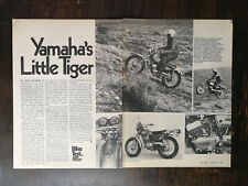 Vintage 1973 Yamaha CT3 Enduro Motorcycle 2-Page Original Article 1022 picture