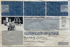 McDonald's Corp. - Stock Certificate -  Stocks & Bonds picture