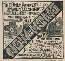 Magazine Ad - 1882 - New Home Sewing Machine Co., Chicago, IL picture