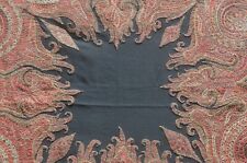 Authentic 19th C. Kashmiri Paisley Shawl Hand Embroidered VV580 picture