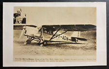 Mint India RPPC Real Picture Postcard Early Aviation First Airmail To Madras picture