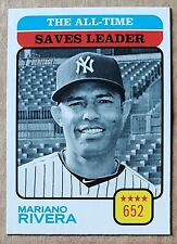 Mariano Rivera - 2022 Topps Heritage ALL-TIME SAVES LEADER - SHORT PRINT #474 picture
