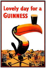 Lovely Day for a Guinness - Toucan - Vintage Advertising Poster - Beer and Wine picture