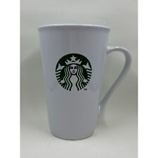 Starbucks 2014 Tall White Green Mermaid Logo 17.8 oz Coffee Mug picture