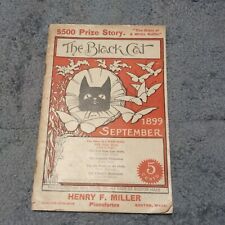 The Black Cat Pulp Magazine September 1899 Comic Age RARE picture