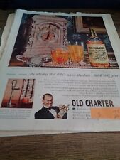 Vintage Bourbon Print Old Charter picture