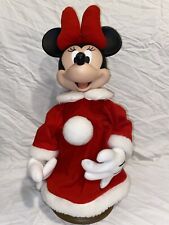 VTG SANTAS BEST Minnie Mouse 18 Inch ELECTRIC ANIMATED MOTIONETTE XMAS DISNEY picture